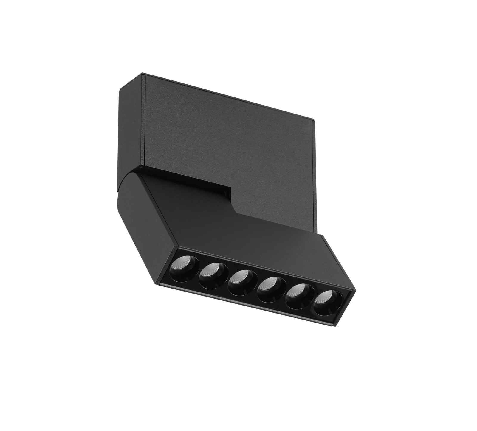 Folding Multi Spot - Slim Track - Black, 8W