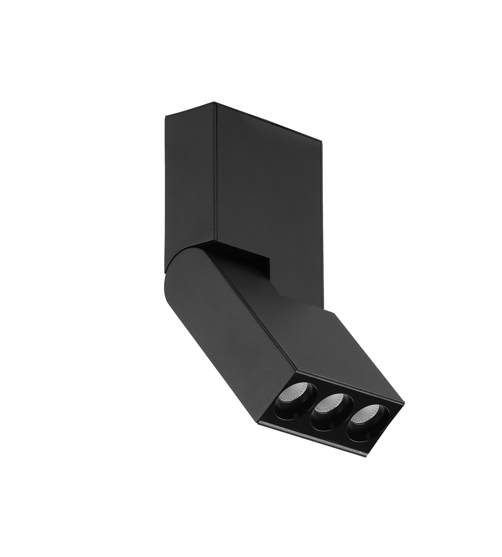 Folding Multi Spot - Slim Track - Black, 4W