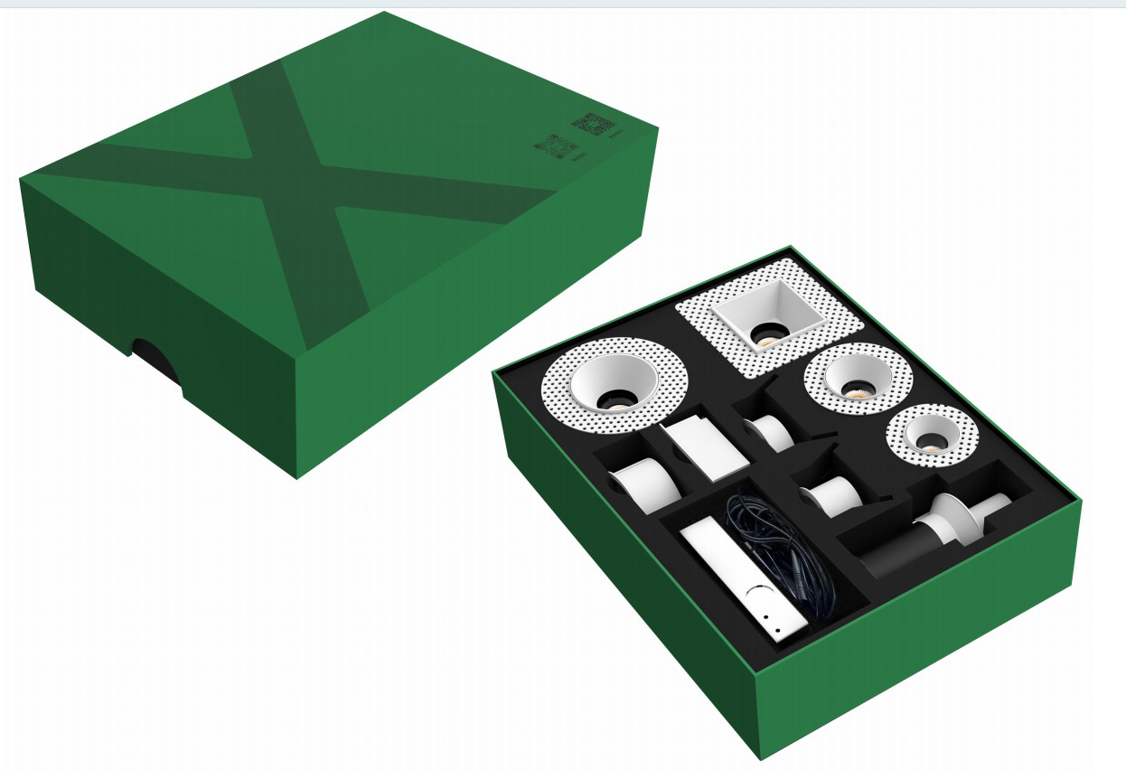 Nuordic Compact Recessed Downlight + Spotlight Sample Kit (Reseller Demo Box)