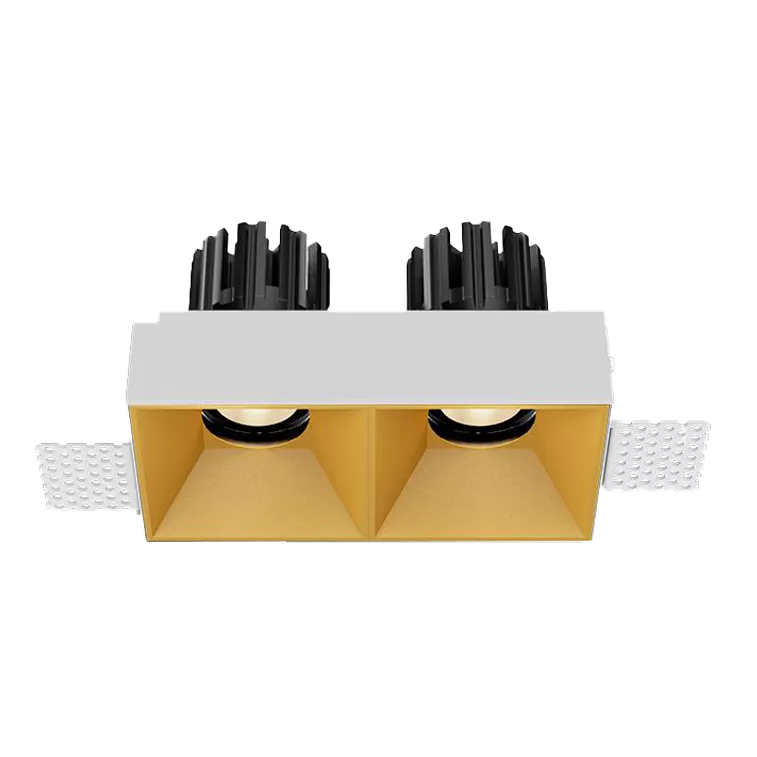 3 Inch Recessed Square Adjustable Double Downlight