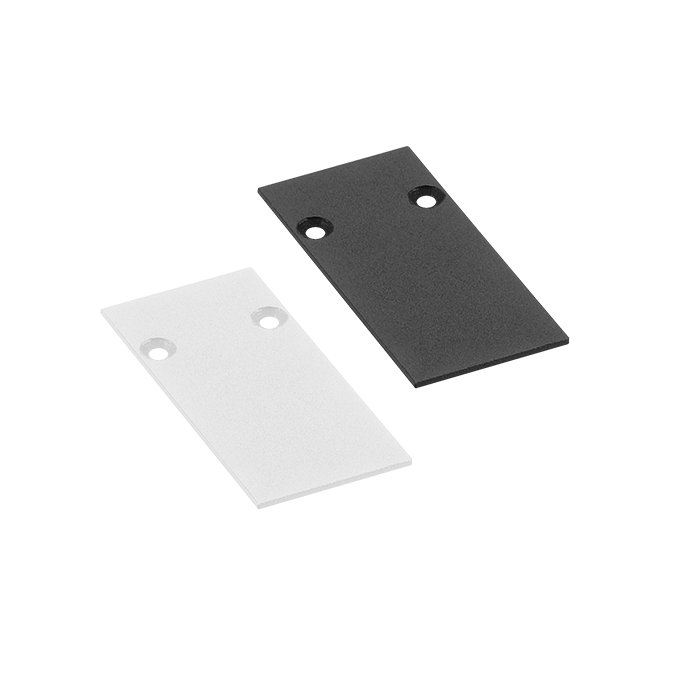 mounting cover plates in black and white finishes