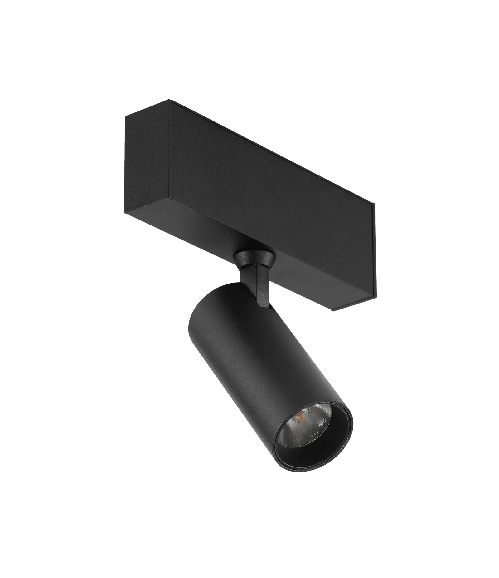 Round Spot Light - Slim Track - Black, 5W