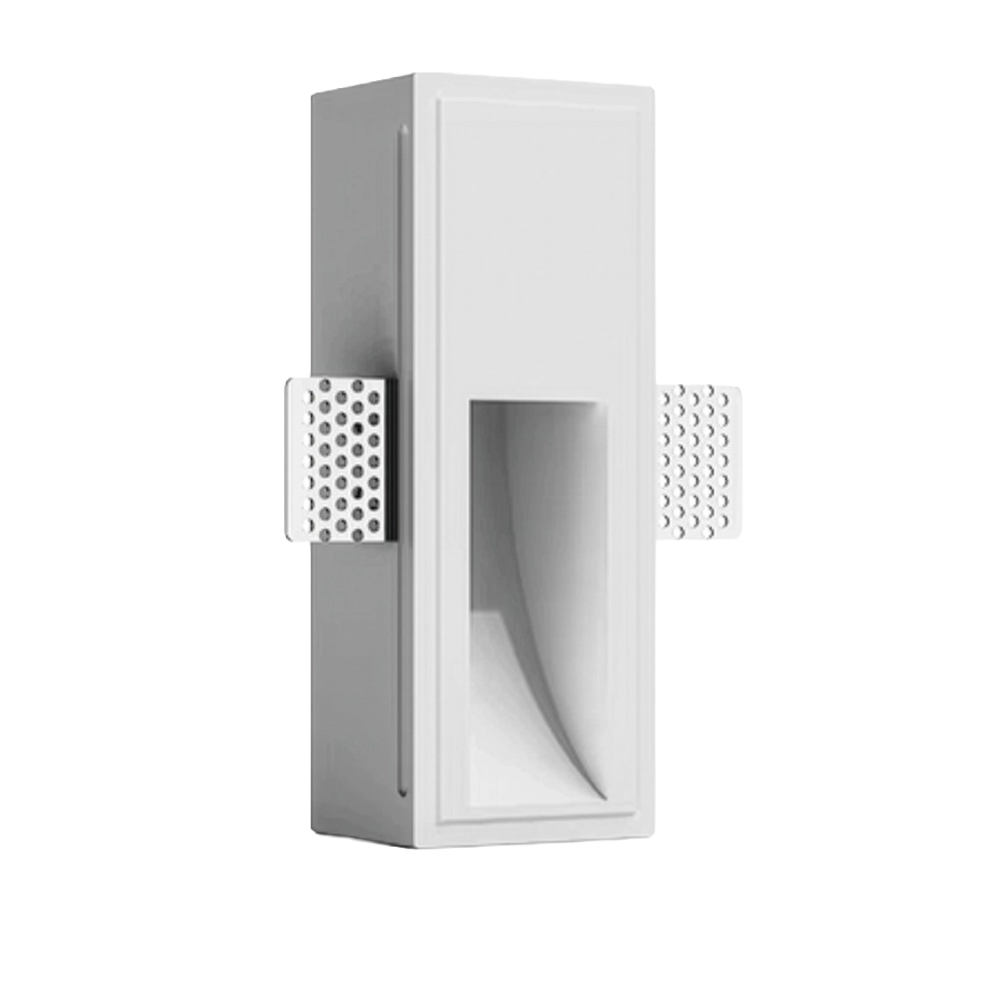Trimless Gypsum Square Step Light - Rectangle