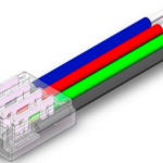 4-Pin RGB LED Strip to Wire Connector 50 Pack